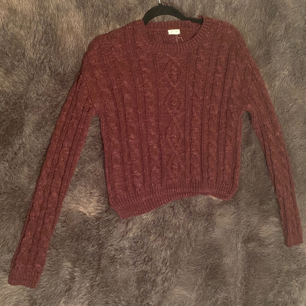 Garage Knit Cropped Sweater